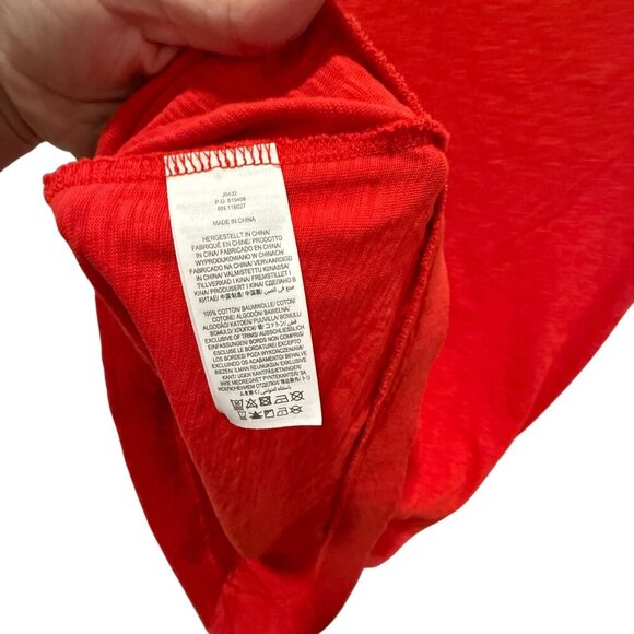 Boden Red Dress With Multicolor Embroidered Neckline & Hem Details size 4 - Picture 7 of 7